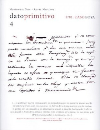 Книга Dato primitivo 4 : 1781 : caso Goya 