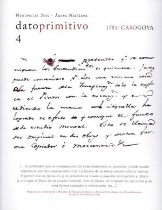 Książka Dato primitivo 4 : 1781 : caso Goya 