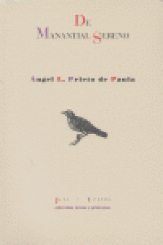 Book De manantial sereno Ángel Luis Prieto de Paula