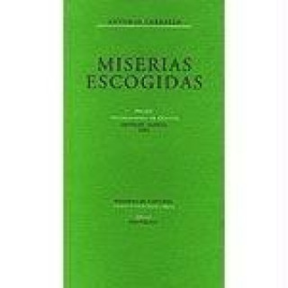 Книга Miserias escogidas Antonio Carballo