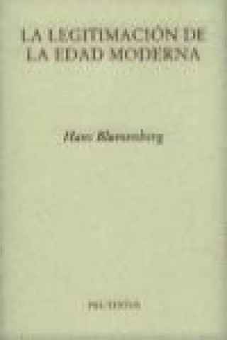 Könyv La legitimación de la Edad Moderna Hans Blumenberg