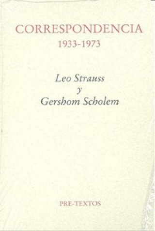 Carte Correspondencia (1933-1973) Gershom Scholem