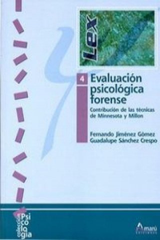 Книга Contribución de las técnicas de Minnesota y Millon FERNANDO JIMENEZ GOMEZ