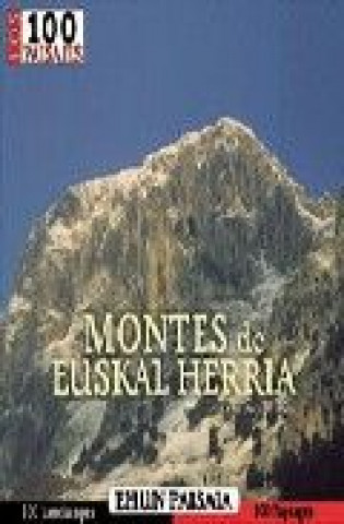 Carte Montes de Euskal Herria, los 100 paisajes Santiago Yániz