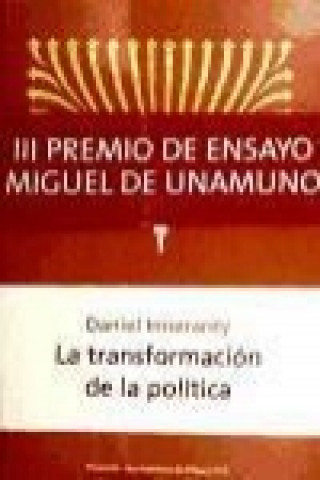 Book La transformación de la política Daniel Innerarity