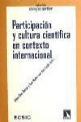 Kniha Participación y cultura científica en contexto internacional 