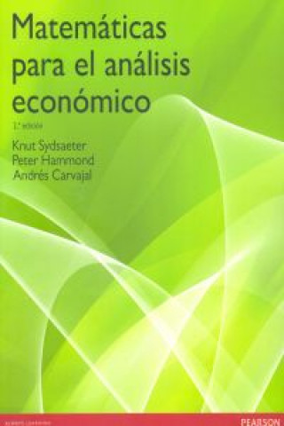 Kniha Matemáticas para el análisis económico KNUT SYDSAETER