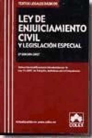 Kniha Ley de enjuiciamiento civil y legislación especial 