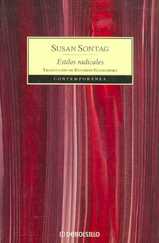 Kniha Estilos radicales Susan Sontag