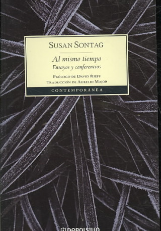 Kniha Al mismo tiempo : ensayos y conferencias SUSAN SONTAG