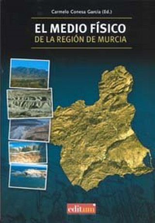 Carte El medio físico de la región de Murcia 
