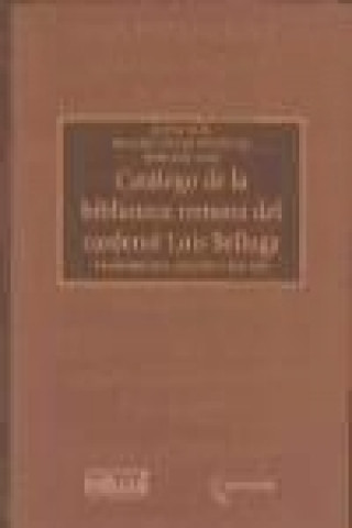 Kniha Catálogo de la biblioteca romana del cardenal Luis Belluga : transcripción, estudios y edición 