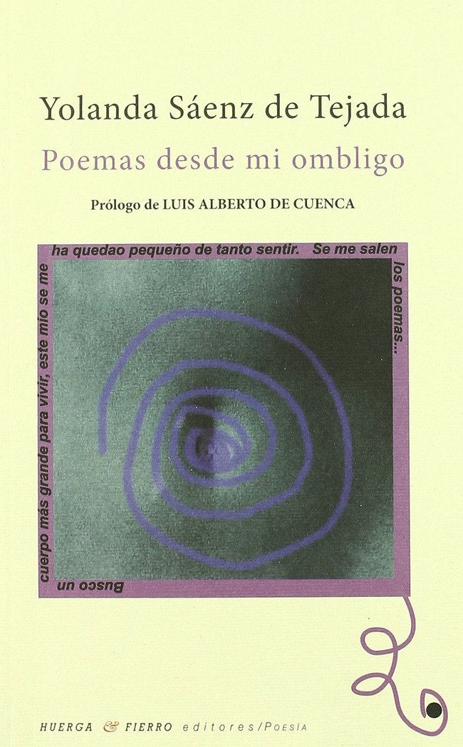 Knjiga Poemas desde mi ombligo Yolanda Sáenz de Tejada Vázquez