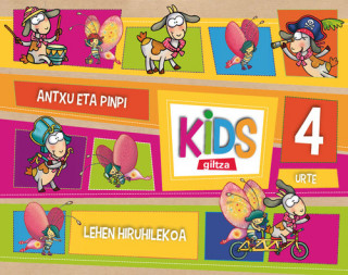 Könyv Kids, Antxu eta pinpi, Haur Hezkuntza, 4 urte. 1 hiruhilekoa Edebé