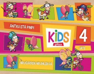 Könyv Kids, Antxu eta pimpi, Haur Hezkuntza, 4 urte. 3 hiruhilekoa Edebé