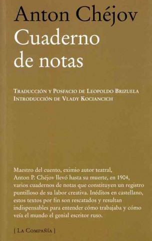 Knjiga Cuaderno de notas Anton Pavlovich Chejov