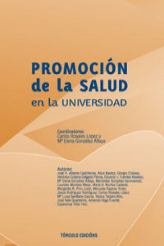 Kniha Promoción de la salud en la universidad 