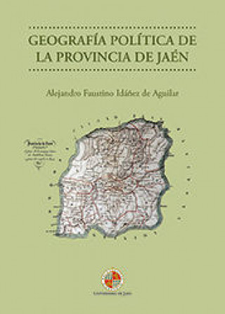 Carte Geografía política de la provincia de Jaén 