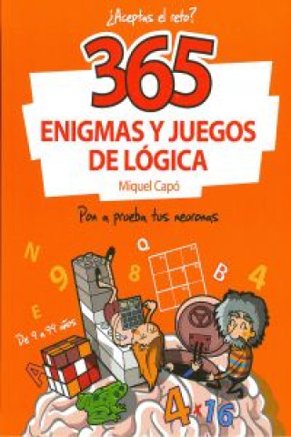 Kniha 365 enigmas y juegos de lógica Miquel Capó Dolz