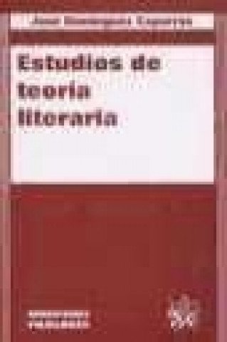 Carte Estudios de teoría literaria José Domínguez Caparrós