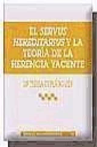 Książka El servus hereditarius y la teoría de la herencia yacente María Teresa Duplá Marín