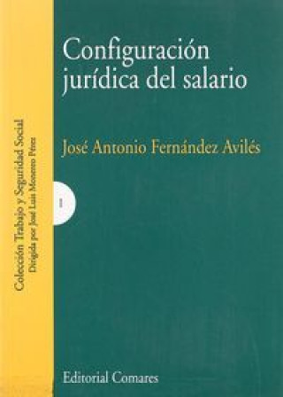 Książka Configuración jurídica del salario José Antonio . . . [et al. ] Fernández Avilés