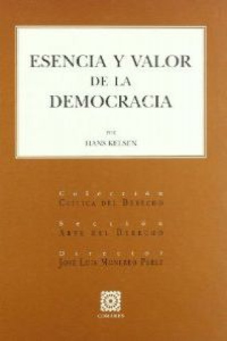 Kniha Esencia y valor de la Democracia Hans Kelsen