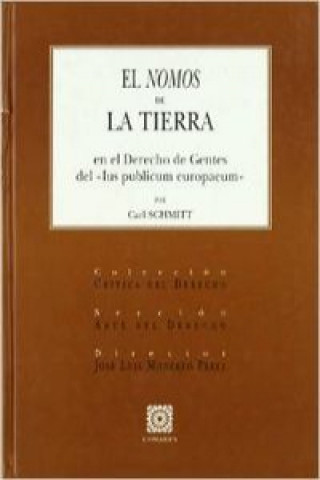 Kniha El nomos de la tierra Carl Schmitt