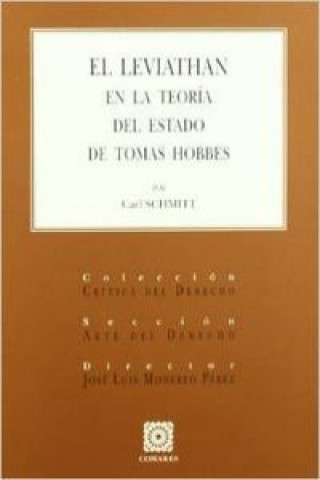 Książka El Leviathan en la teoría del estado de Tomas Hobbes CARL SCHMITT