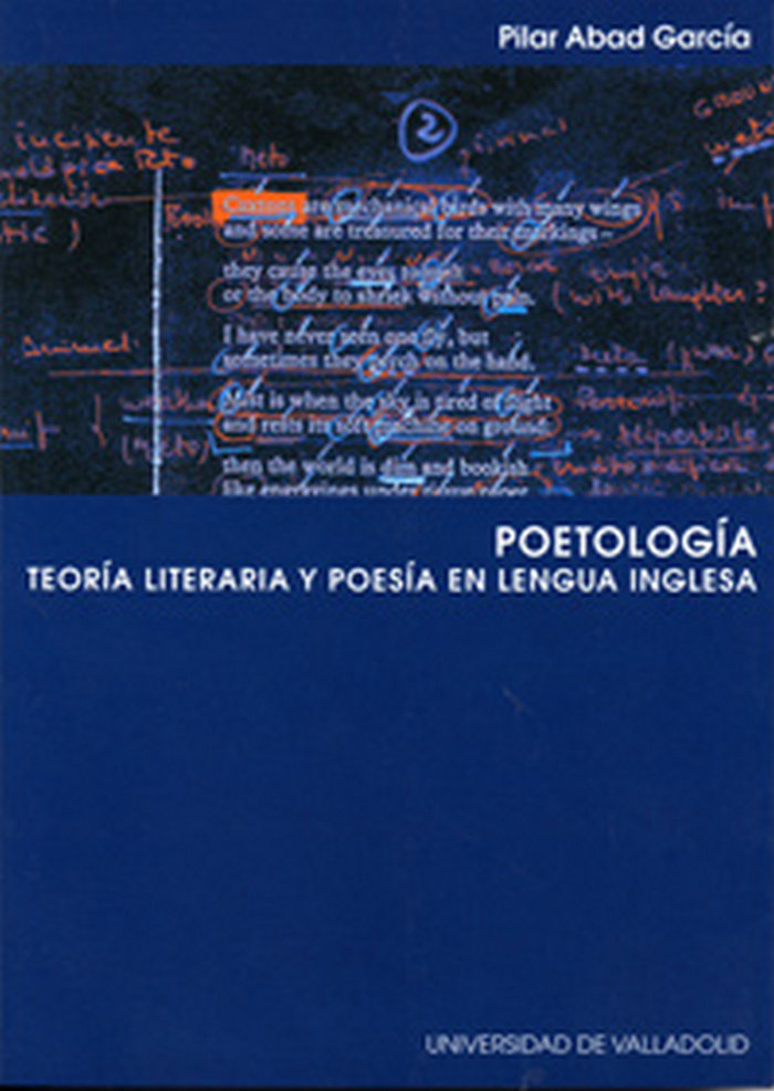 Libro Poetología, teoría literaria y poesía en lengua inglesa Pilar Abad García