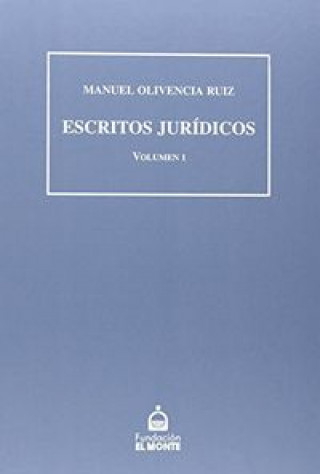 Könyv ESCRITOS JURIDICOS (I) 
