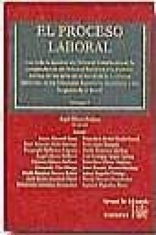 Kniha El proceso laboral Ángel Blasco Pellicer