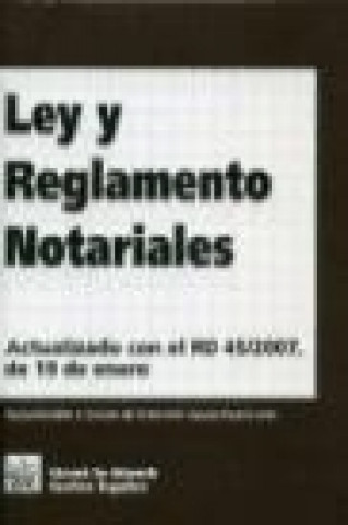 Könyv Ley y reglamento notariales Joaquim Borrell