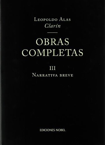 Kniha Obras completas de Clarín III. Narrativa breve 