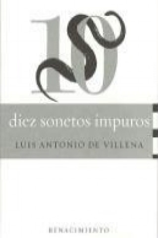 Carte Diez sonetos impuros Luis Antonio de Villena