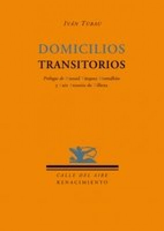 Kniha Domicilios transitorios Iván Tubau