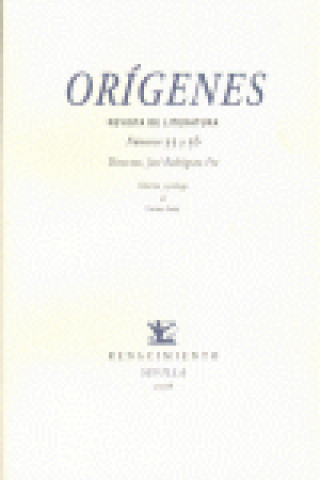 Βιβλίο Orígenes : Revista de literatura, números 35 y 36 María Zambrano