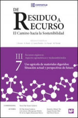 Book Uso agrícola de materiales digeridos: situación actual y perspectivas de futuro: De Residuo a recurso III.7 