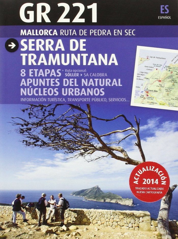Kniha GR 221 Mallorca Ruta de pedra en sec. Serra de Tramuntana 