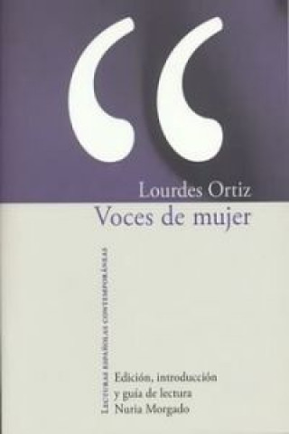 Libro Voces de mujer LOURDES ORTIZ