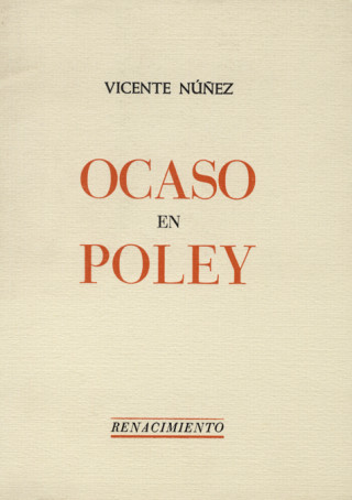 Carte Ocaso en Poley VICENTE NUÑEZ