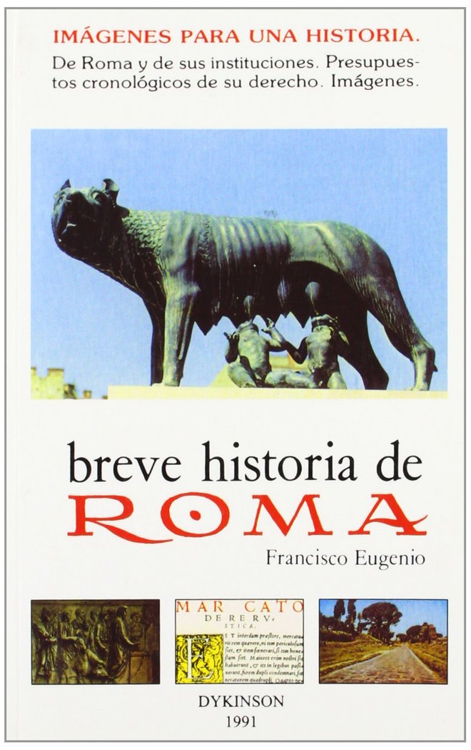 Kniha Breve historia de Roma Francisco Eugenio Díaz