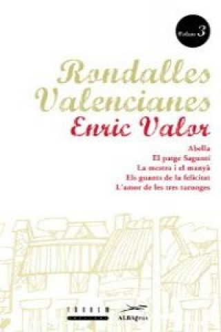 Carte RONDALLES VALENCIANES 3 Tandem ENRIC VALOR