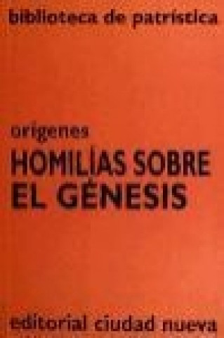 Книга Homilías sobre el Génesis Orígenes