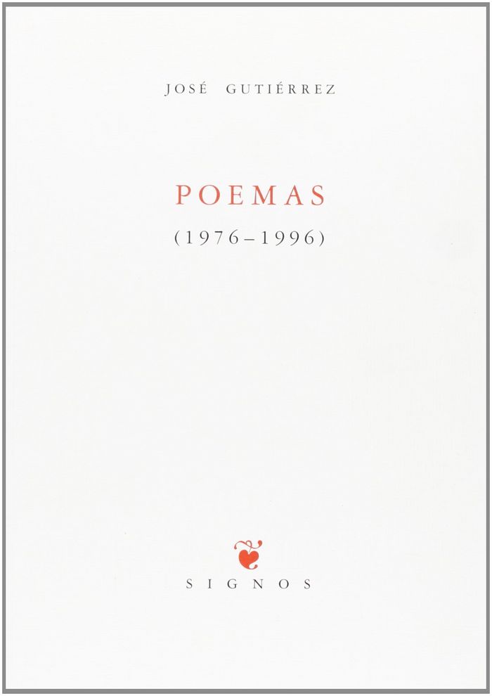 Carte Poemas, 1976-1996 José Gutiérrez Rodríguez