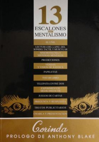 Kniha 13 Escalones del Mentalismo Tony Corinda