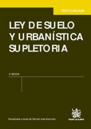 Kniha Ley de suelo y urbanística supletoria Anabelén Casares Marcos