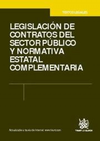 Könyv Legislación de contratos del sector público y normativa estatal complementaria Anabelén Casares Marcos