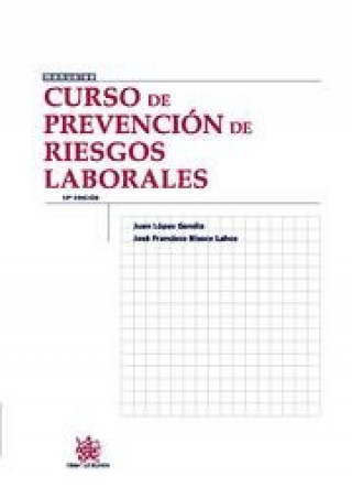 Książka Curso de prevención de riesgos laborales José Francisco Blasco Lahoz