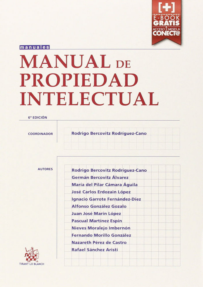 Knjiga Manual de Propiedad Intelectual 